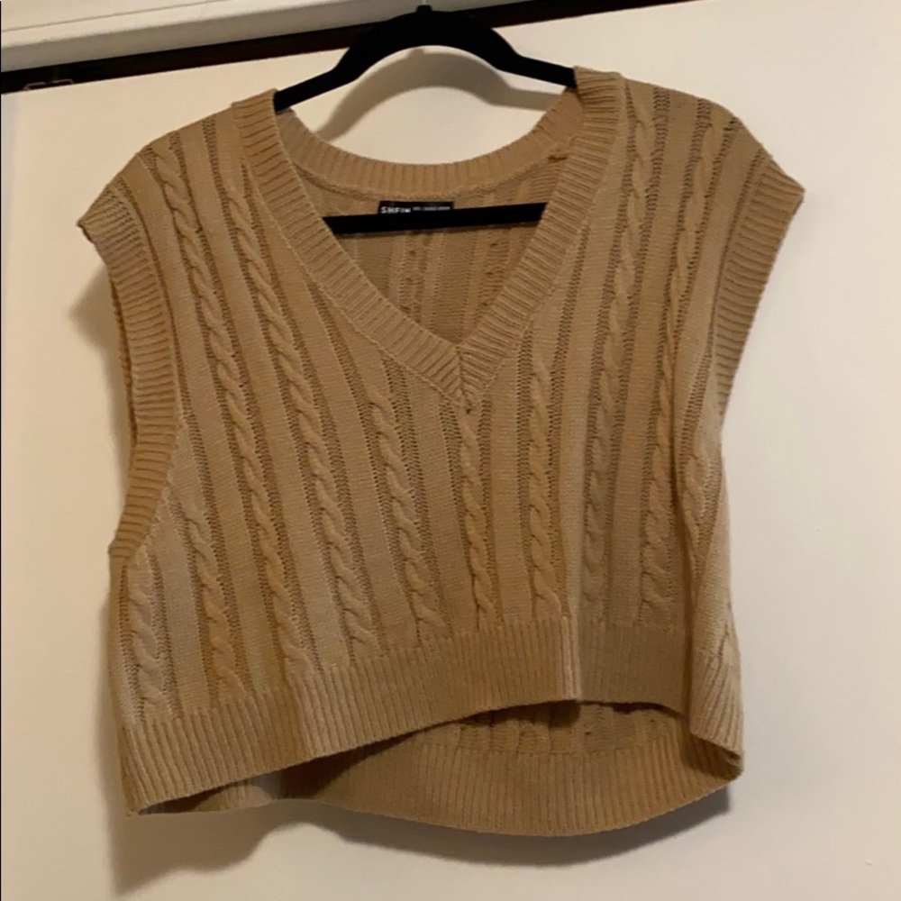 Nude Sweater Vest